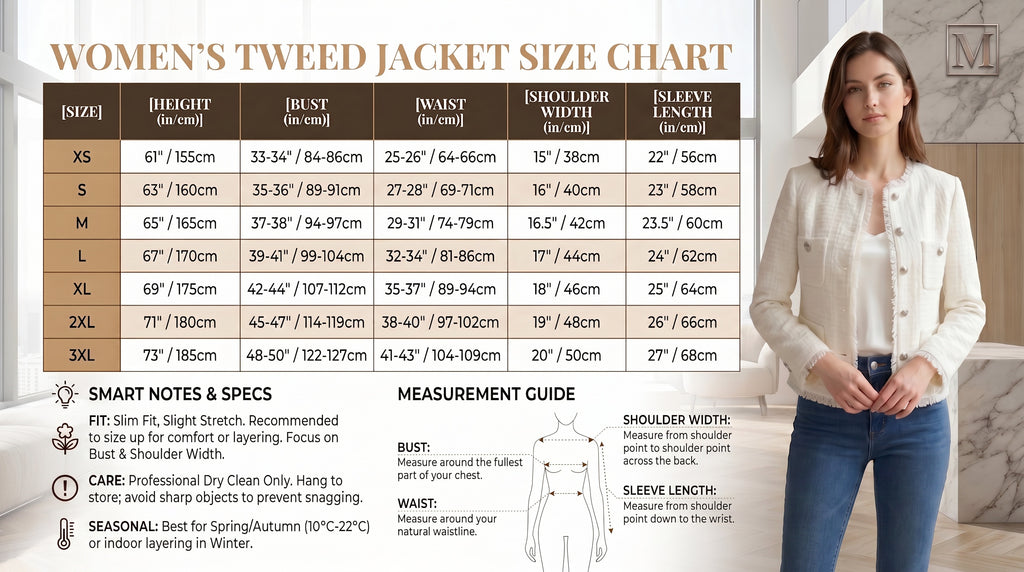Women's Cropped Fringe Tweed Blazer Vintage Open Front Jacket with Full Liner and Pockets Business Casual Dressy Jacket Office Coat