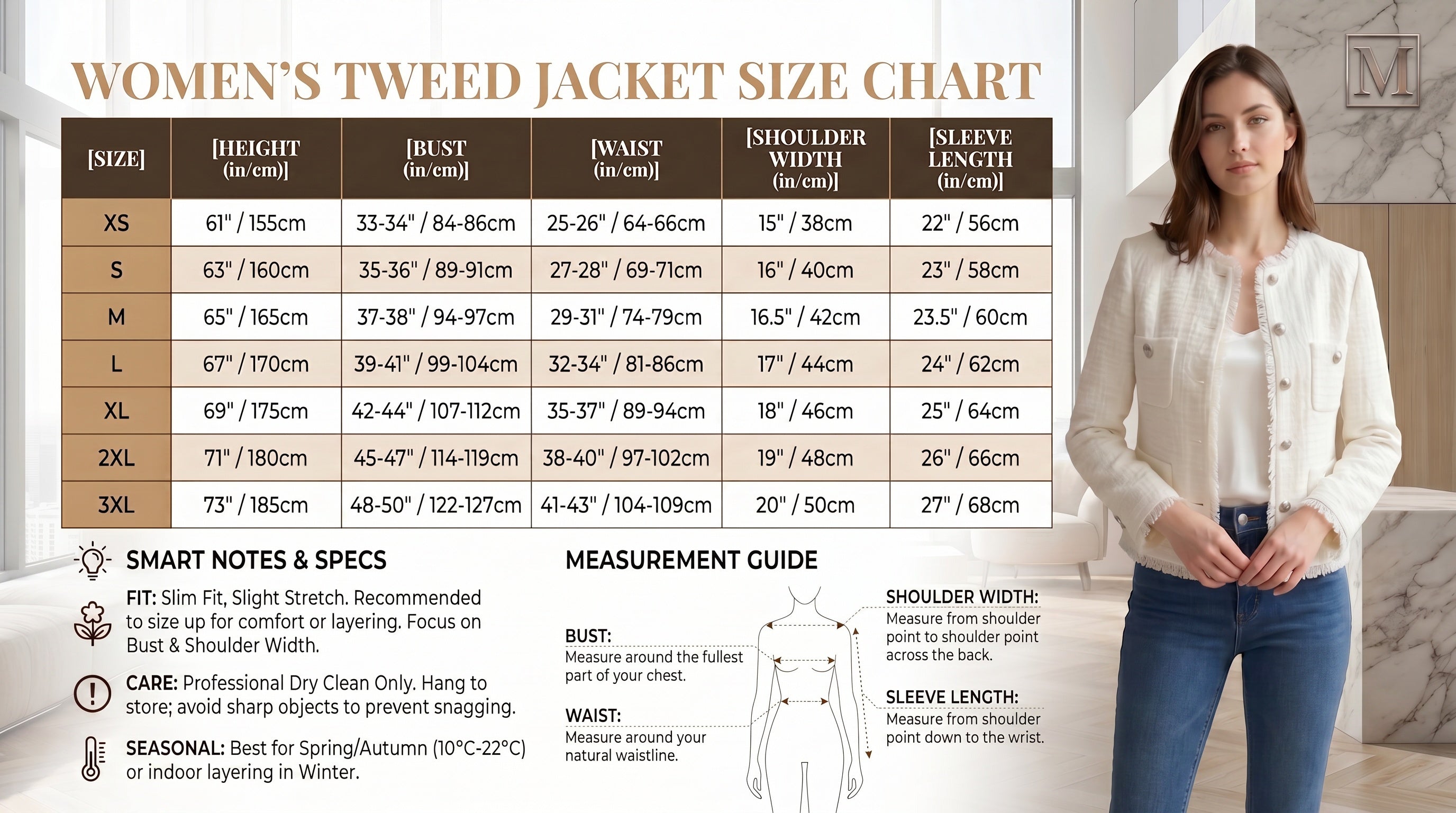 Women's Cropped Fringe Tweed Blazer Vintage Open Front Jacket with Full Liner and Pockets Business Casual Dressy Jacket Office Coat